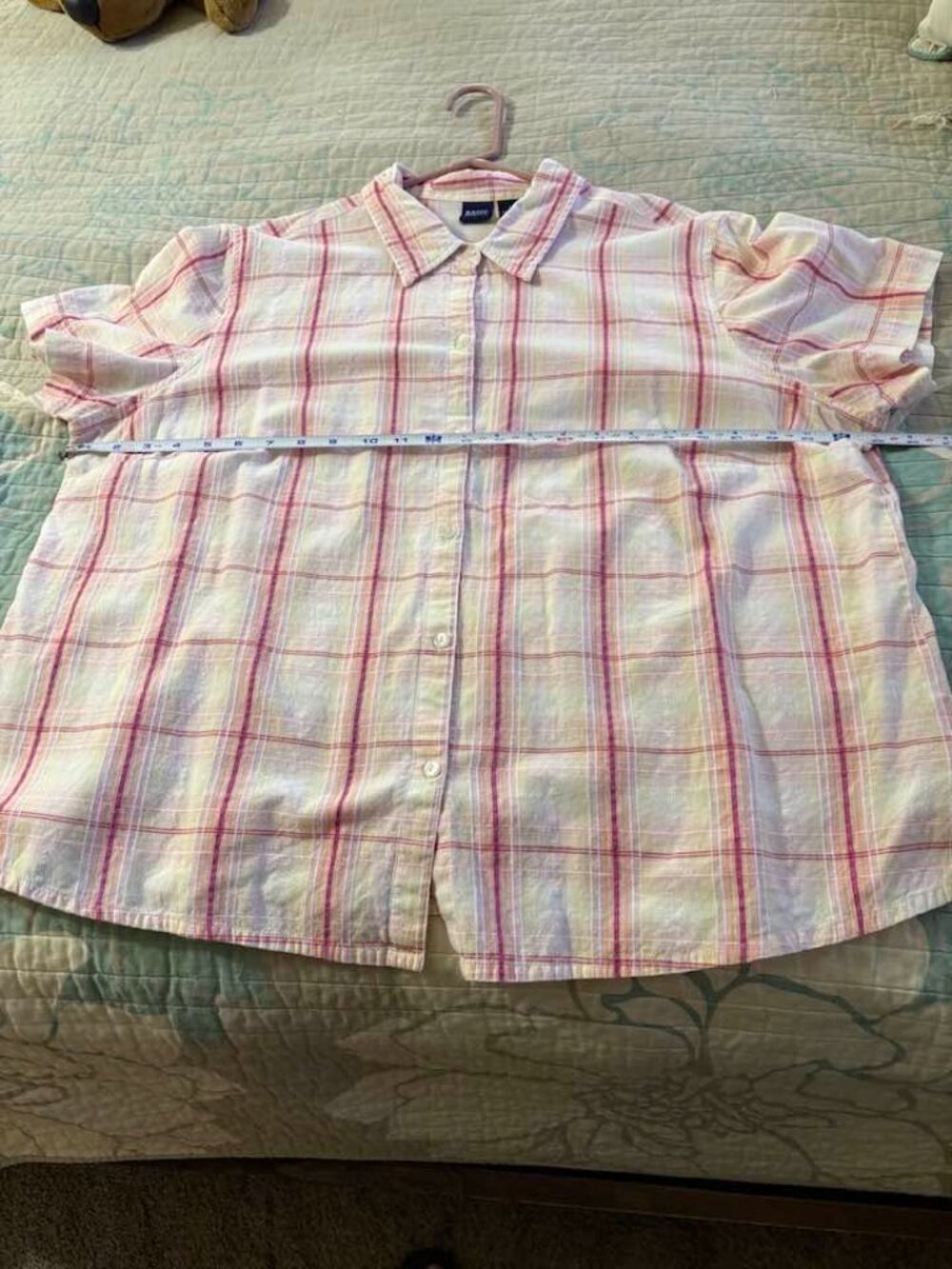 Basic Editions Button Up Blouse - Picture 6 of 7